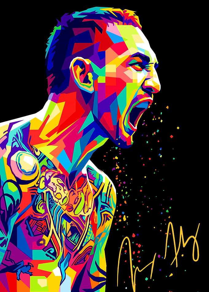 Max Holloway pop art