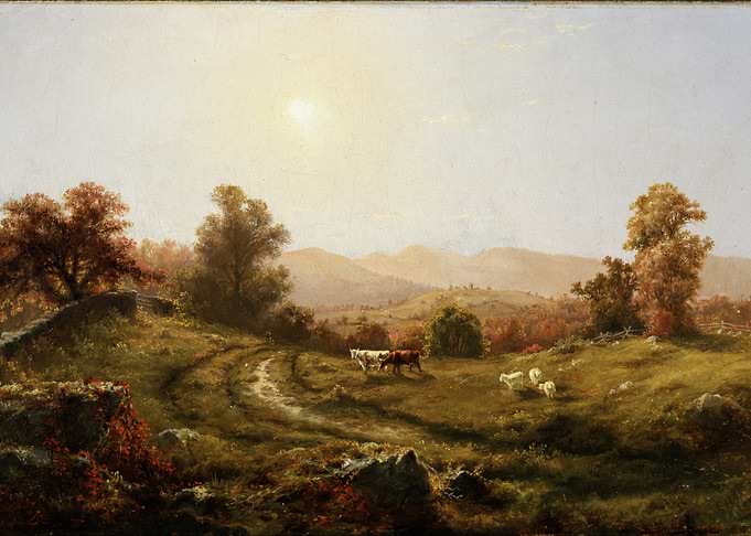 Pastoral Landscape with Cattle and Sheep