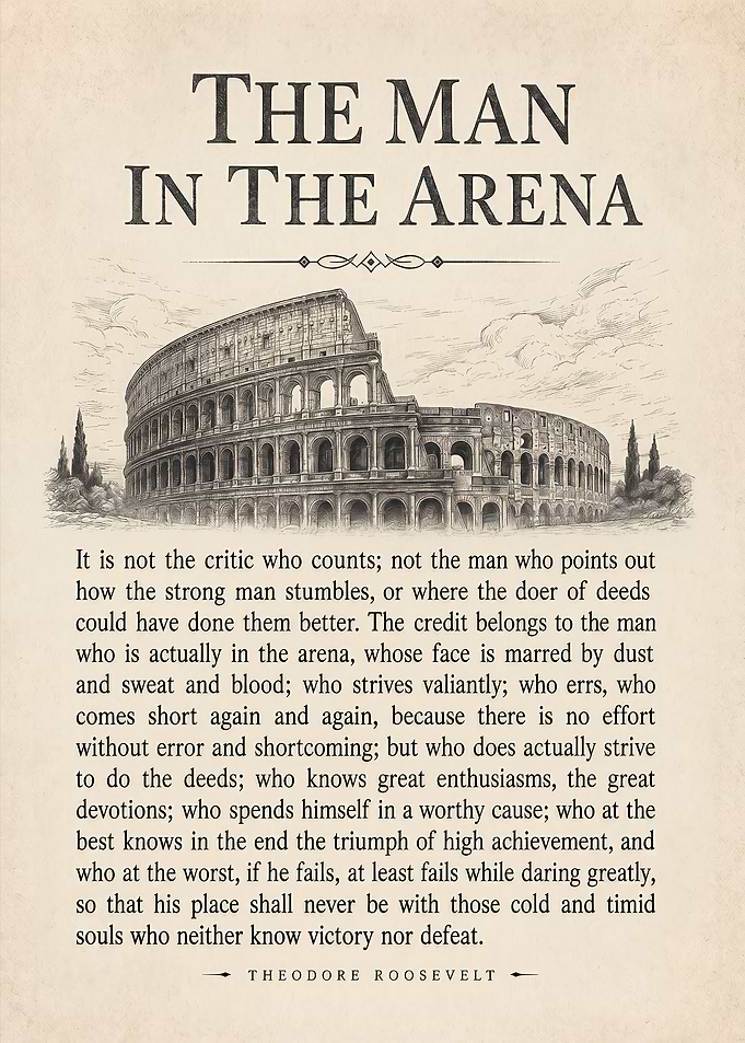 The Man in the Arena Quote