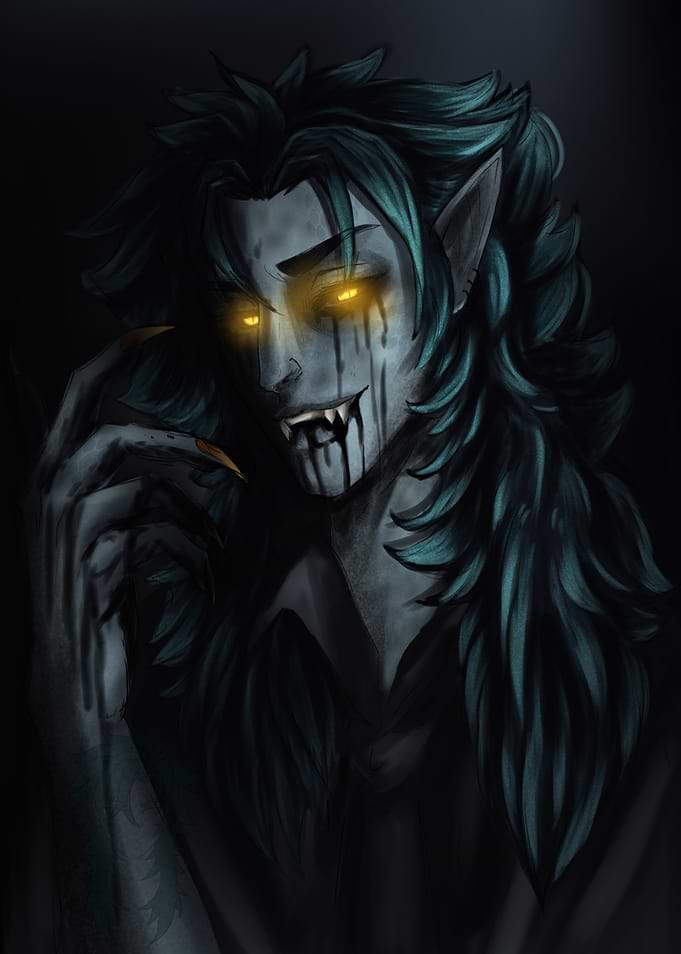 Dark Fantasy Vampire Portrait