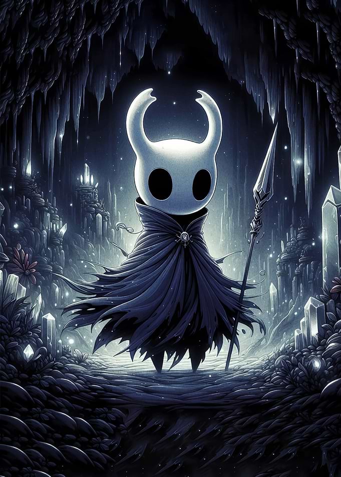 The Knight in a Crystal Cave