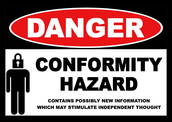 Danger Conformity Hazard Sign