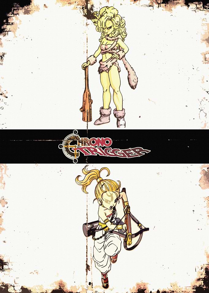 Chrono Trigger Characters and Logo