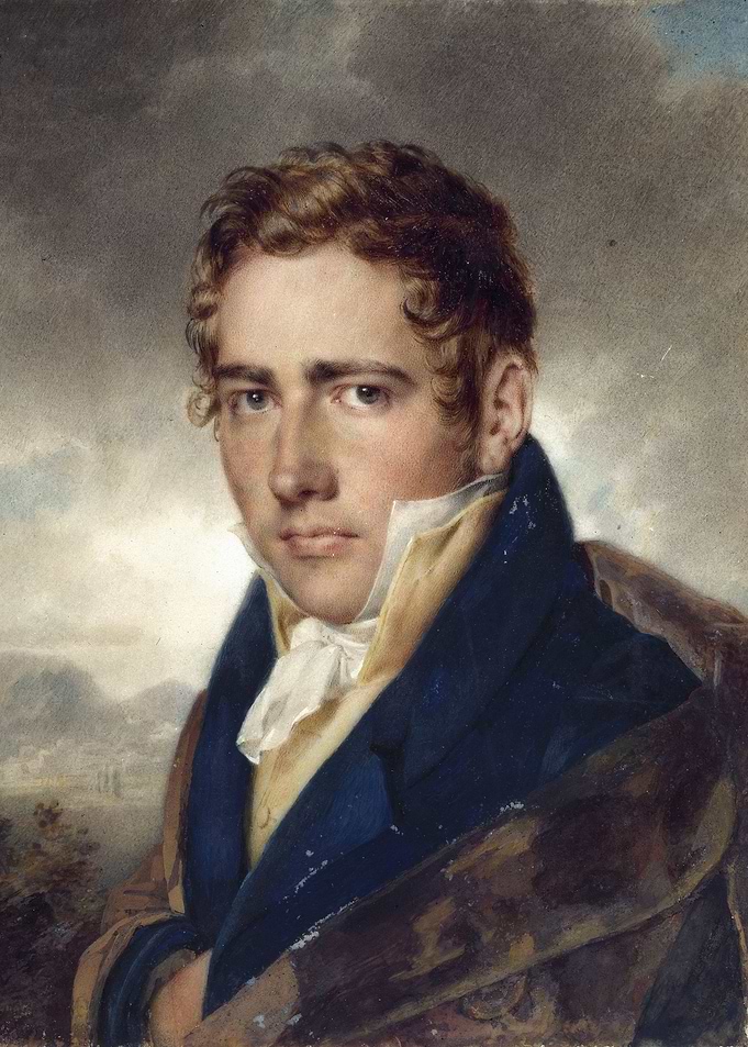 Portrait of a Man in Blue Coat