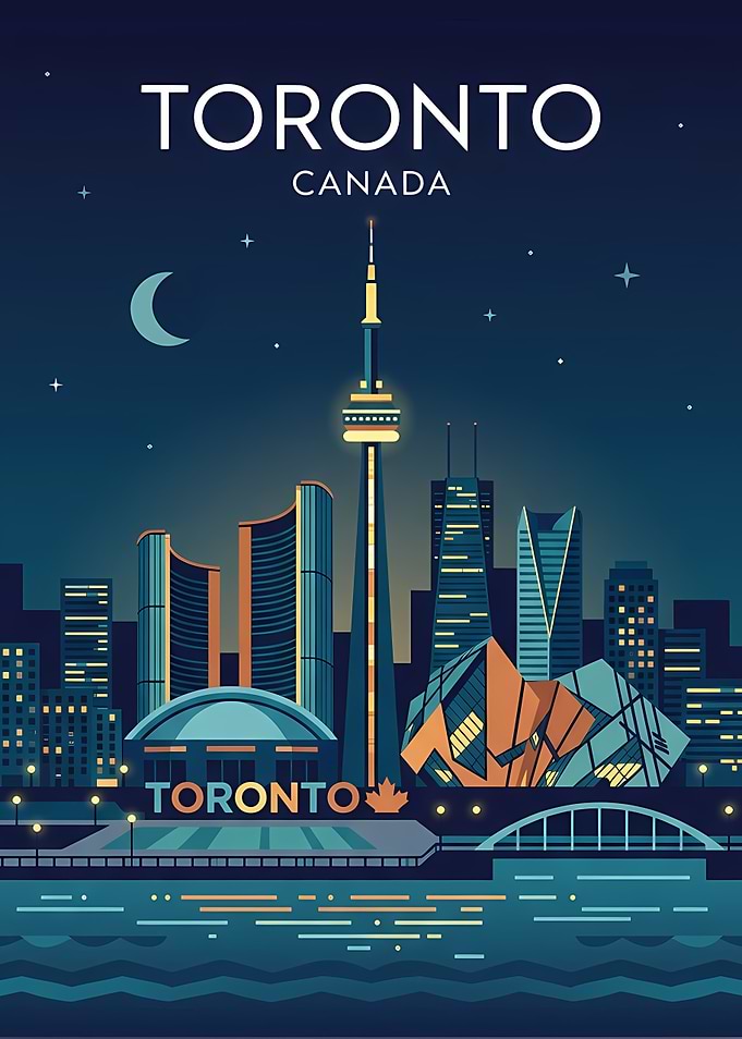 Toronto Skyline at Night