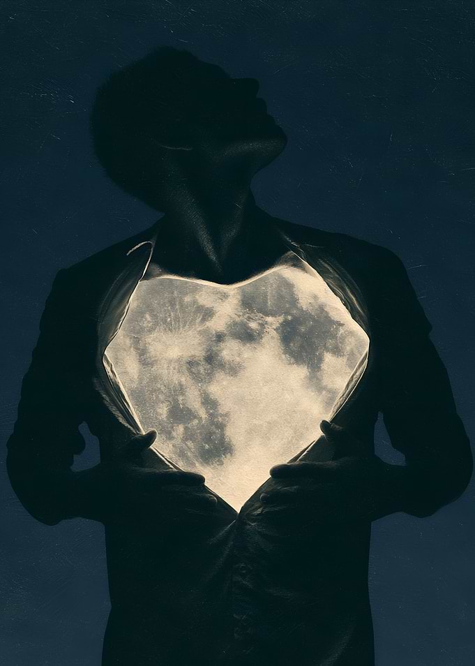 Man with Moon in Chest