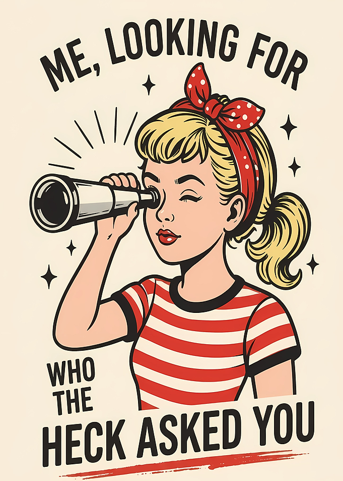 Woman Looking Through Telescope