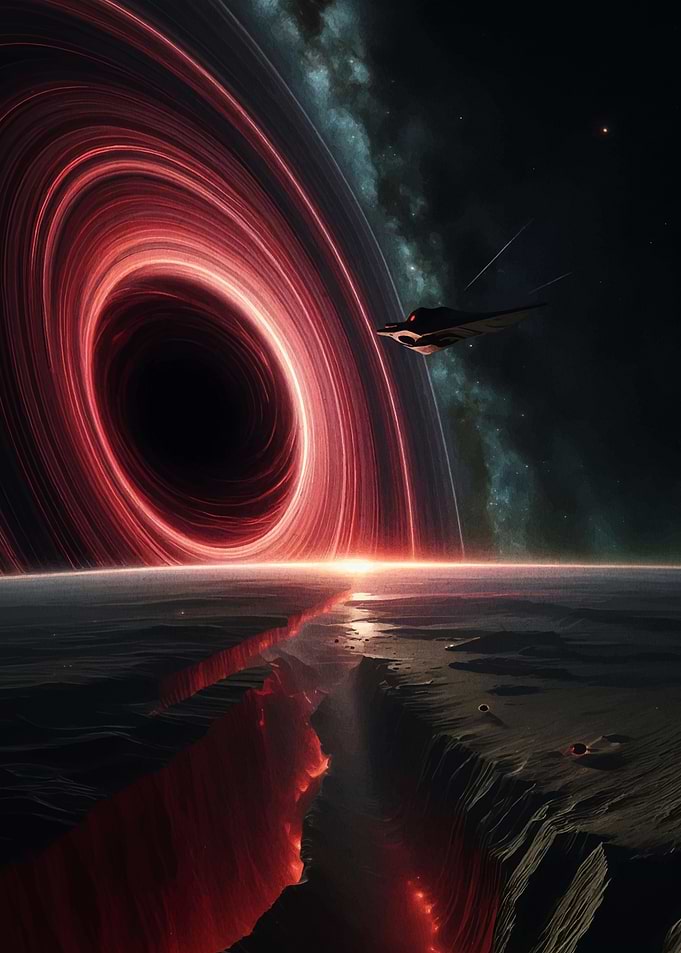 Black Hole and Spaceship