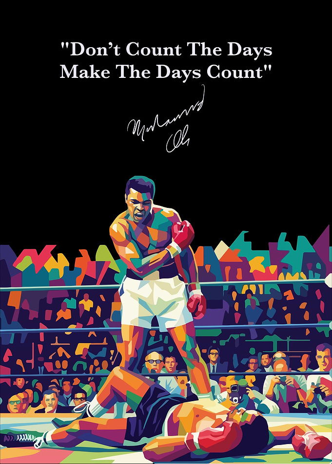 Muhammad Ali Boxing Poster