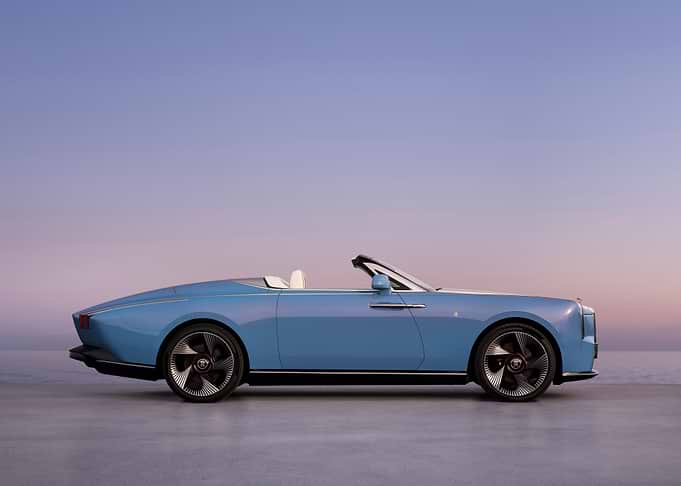 Blue Rolls-Royce Boat Tail Convertible
