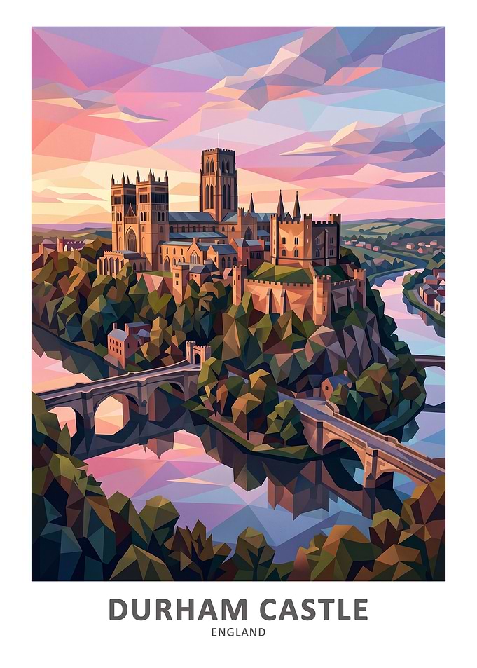 Durham Castle Geometric Art