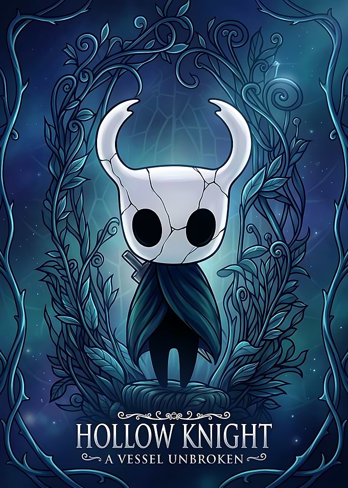 Hollow Knight A Vessel Unbroken Poster