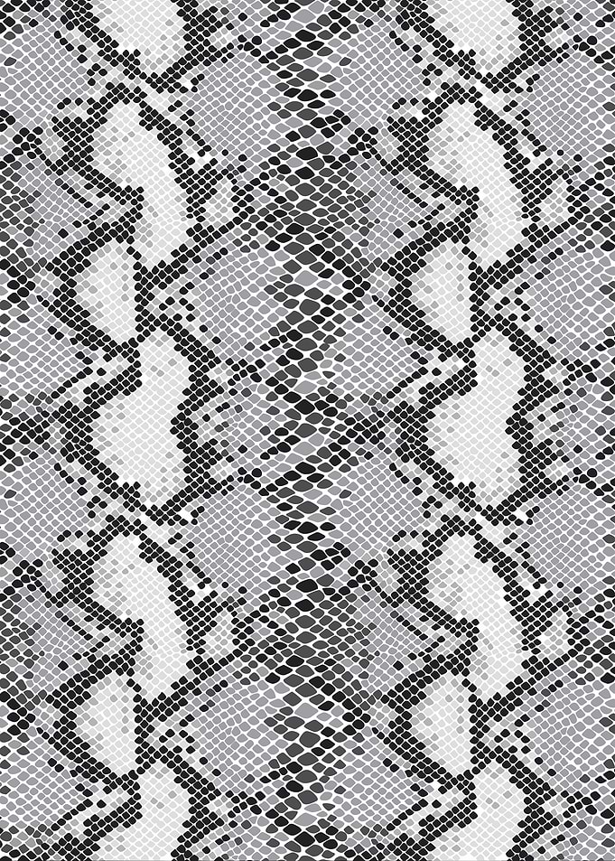 Gray Snake Skin Pattern