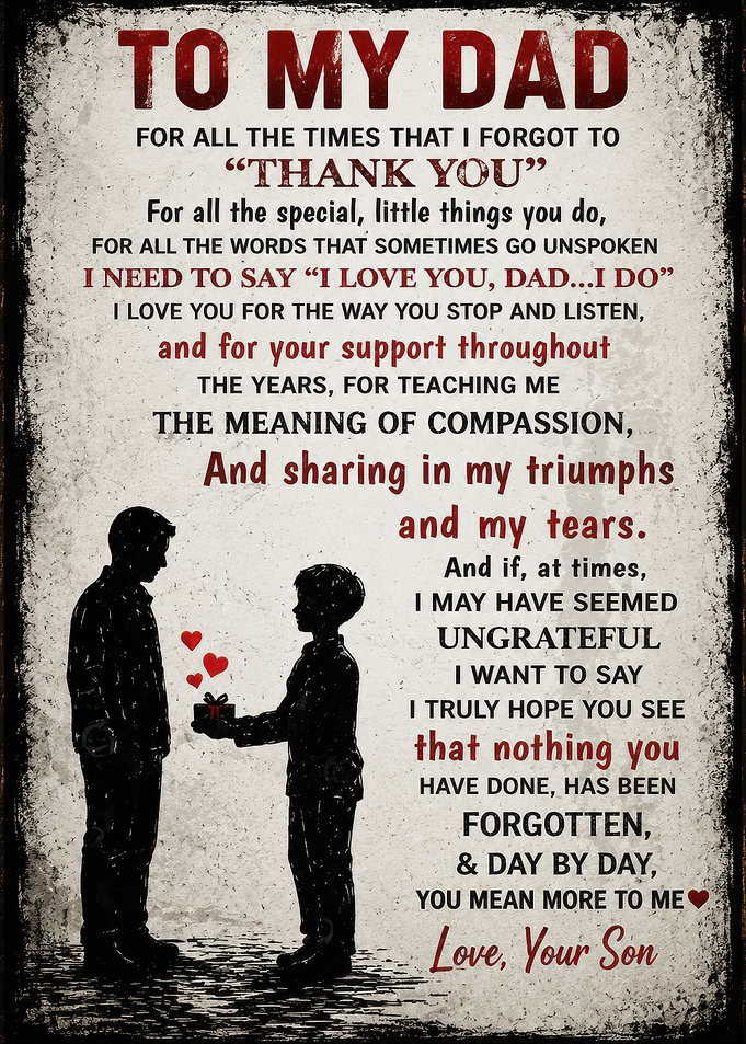 To My Dad Poem