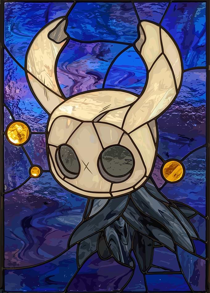 Stained Glass Knight Character Art