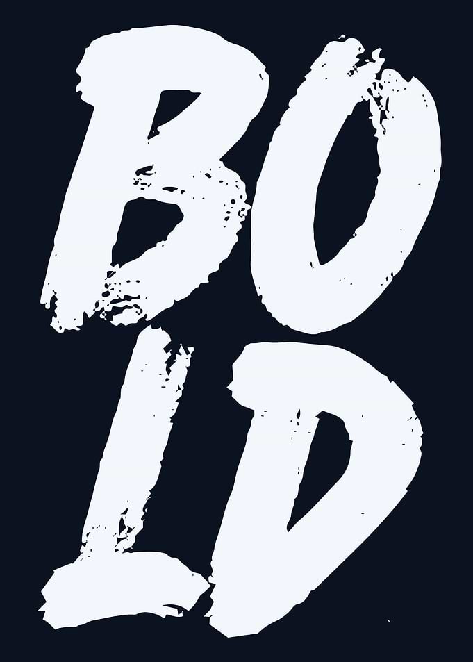 Bold Text Art