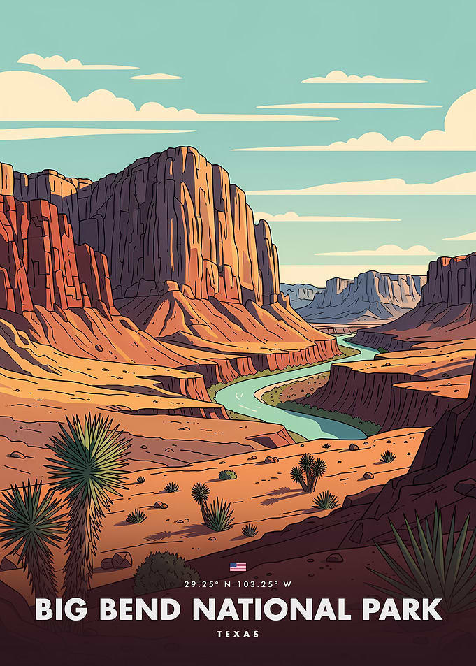 Big Bend National Park Poster