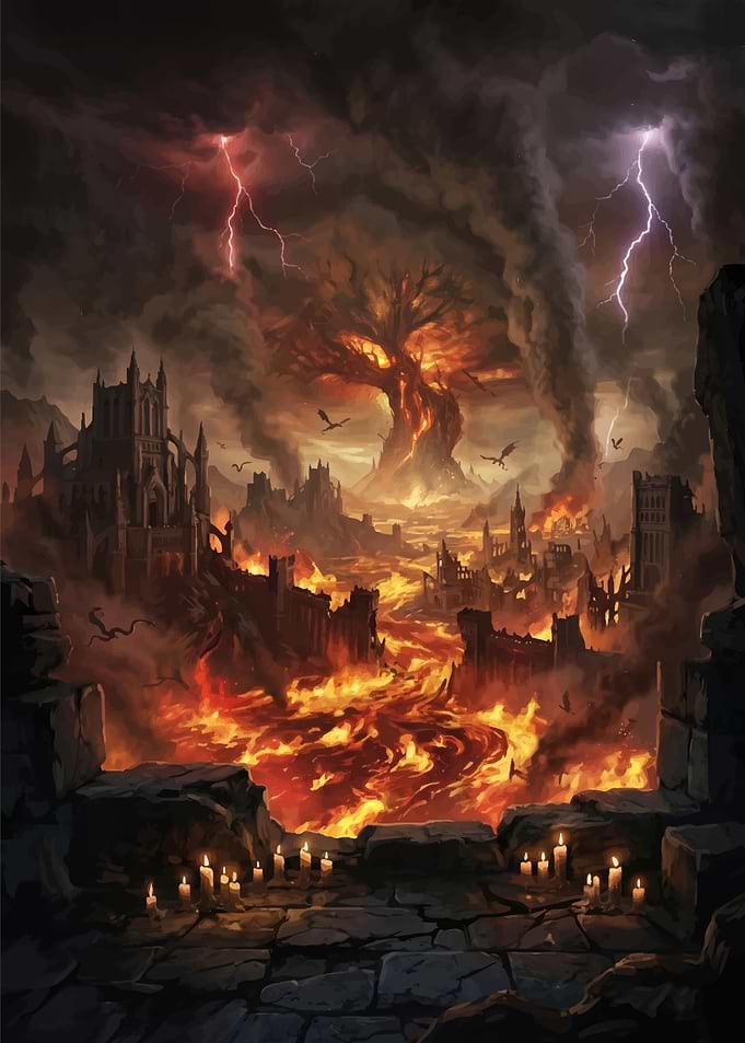Apocalyptic Fantasy Landscape