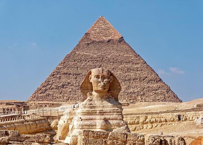 Great Sphinx and Pyramid of Giza