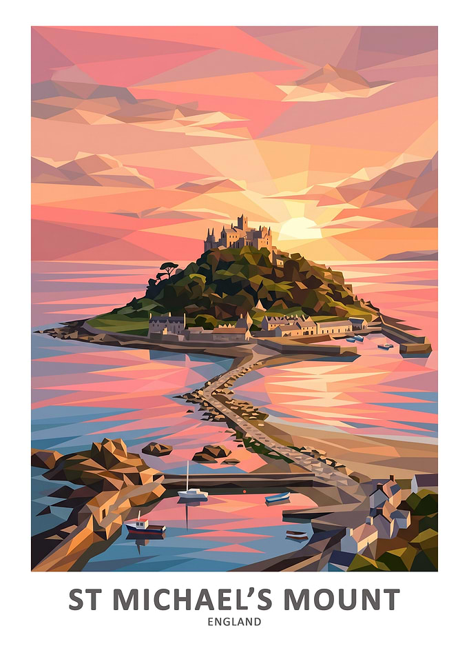 St Michael's Mount at Sunset