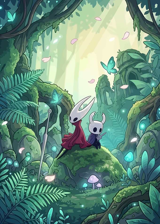 Hollow Knight Characters in Forest