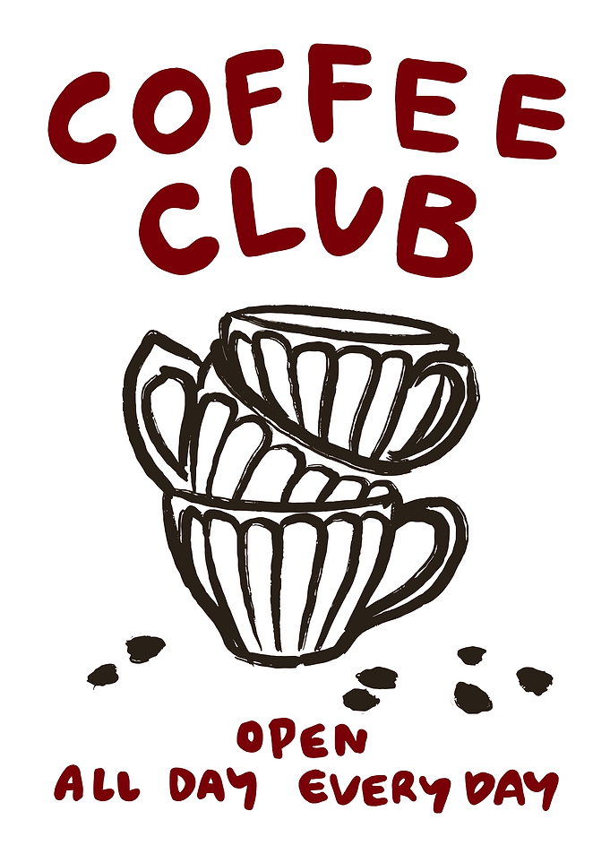 Coffee Club Sign