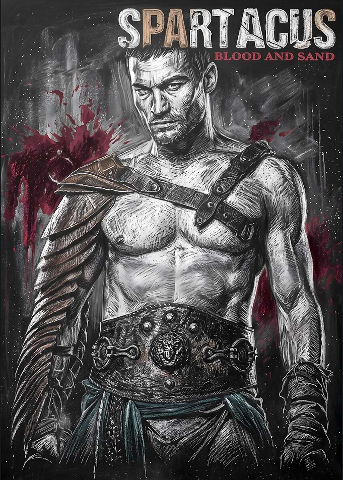 Spartacus Blood and Sand Gladiator Art