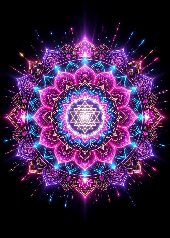 Neon Mandala
