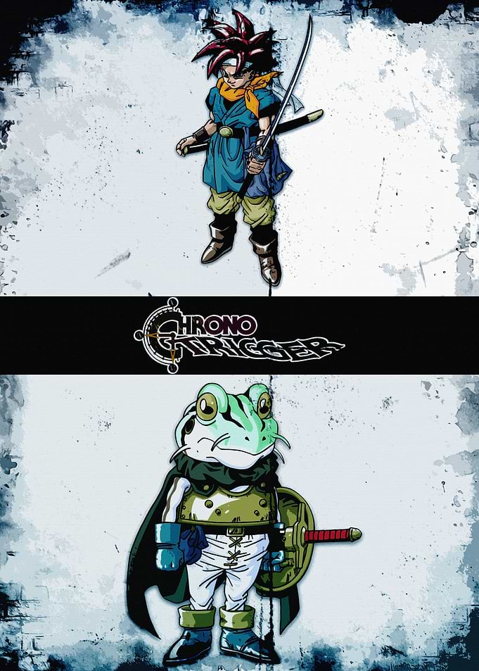 Chrono Trigger Characters and Logo