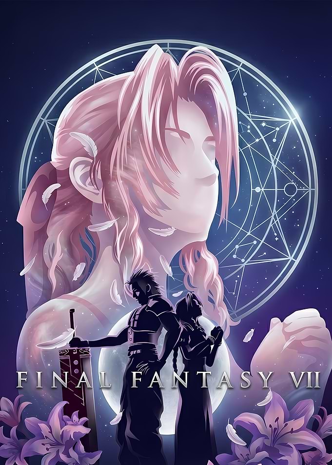 Final Fantasy VII Poster Art