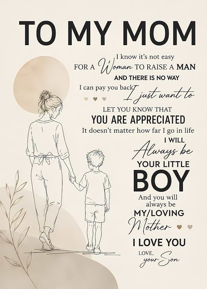 Mother and Son Appreciation Poem