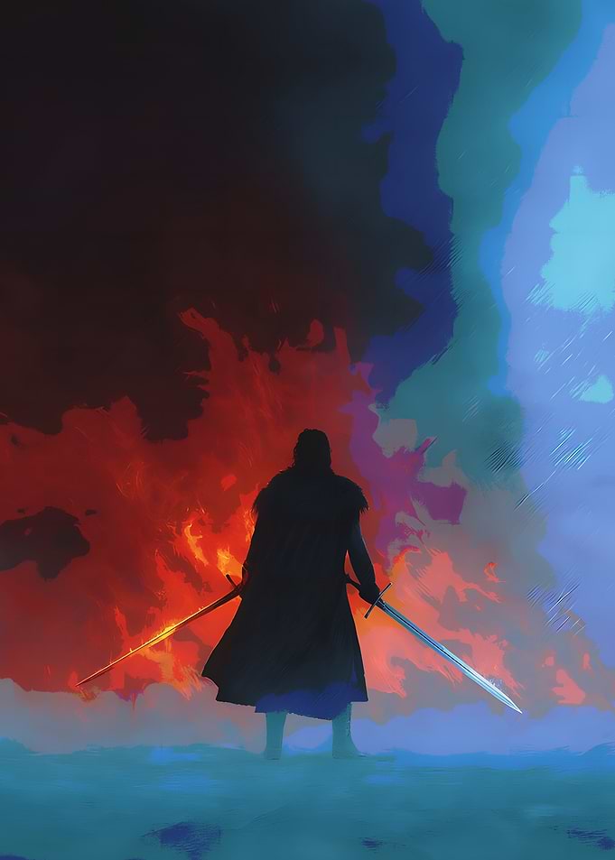 Warrior Amidst Fire and Ice