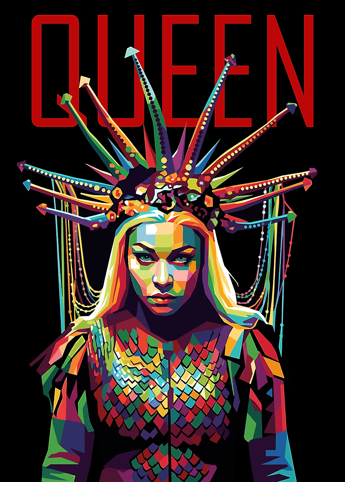 Queen Pop Art Portrait