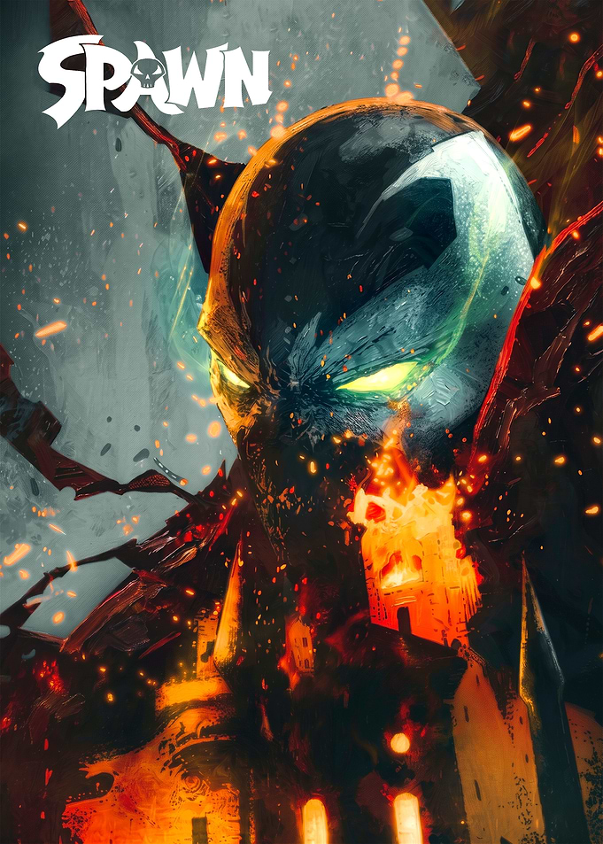 Spawn Comic Book Cover Art