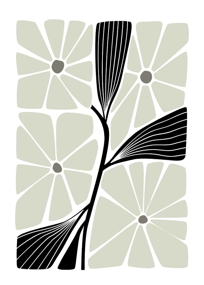 Spring Floral 54BK