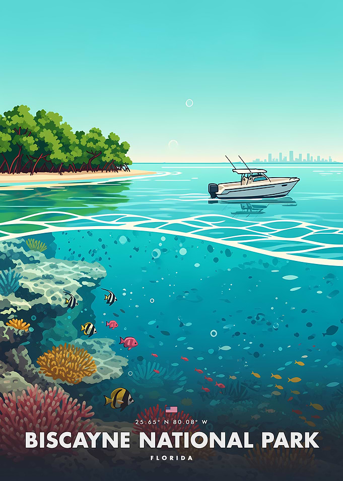 Biscayne National Park Poster