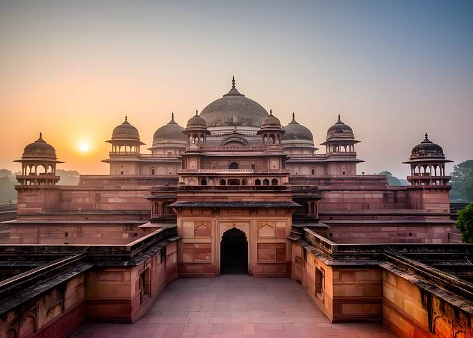 Sunrise at Indian Palace