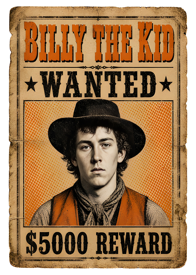 Billy the Kid Wanted Poster
