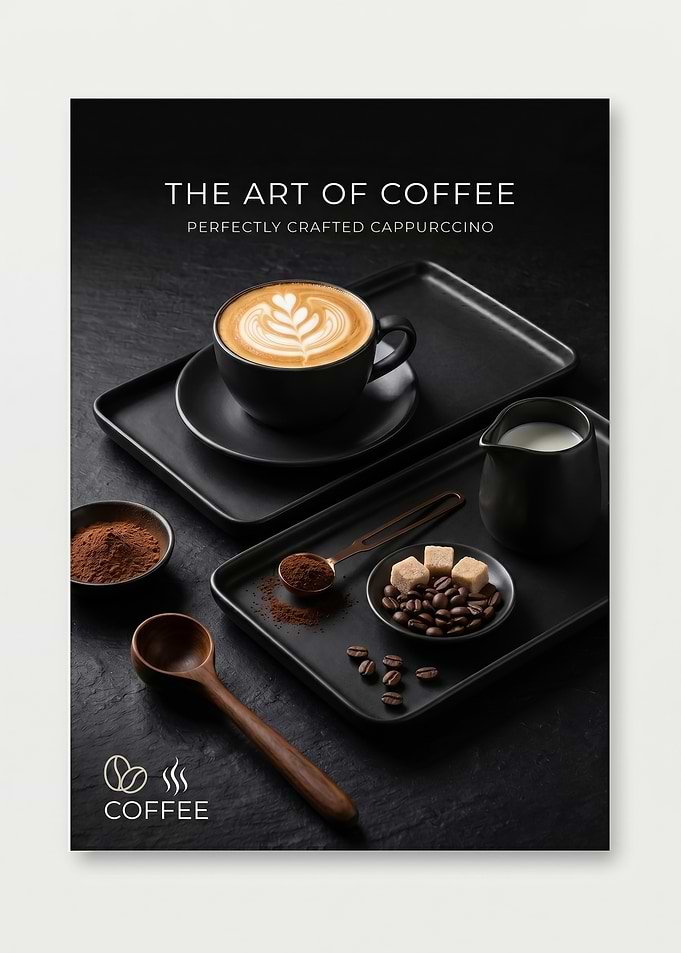 The Art of cappuccino Coffee poster