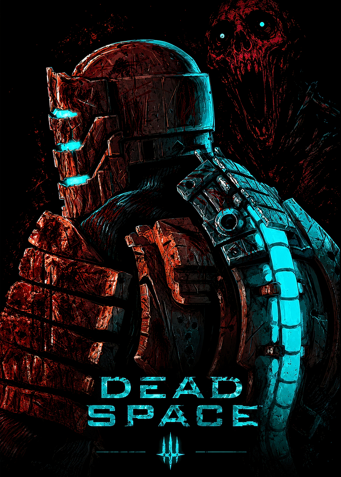 Dead Space Isaac Clarke and Necromorph