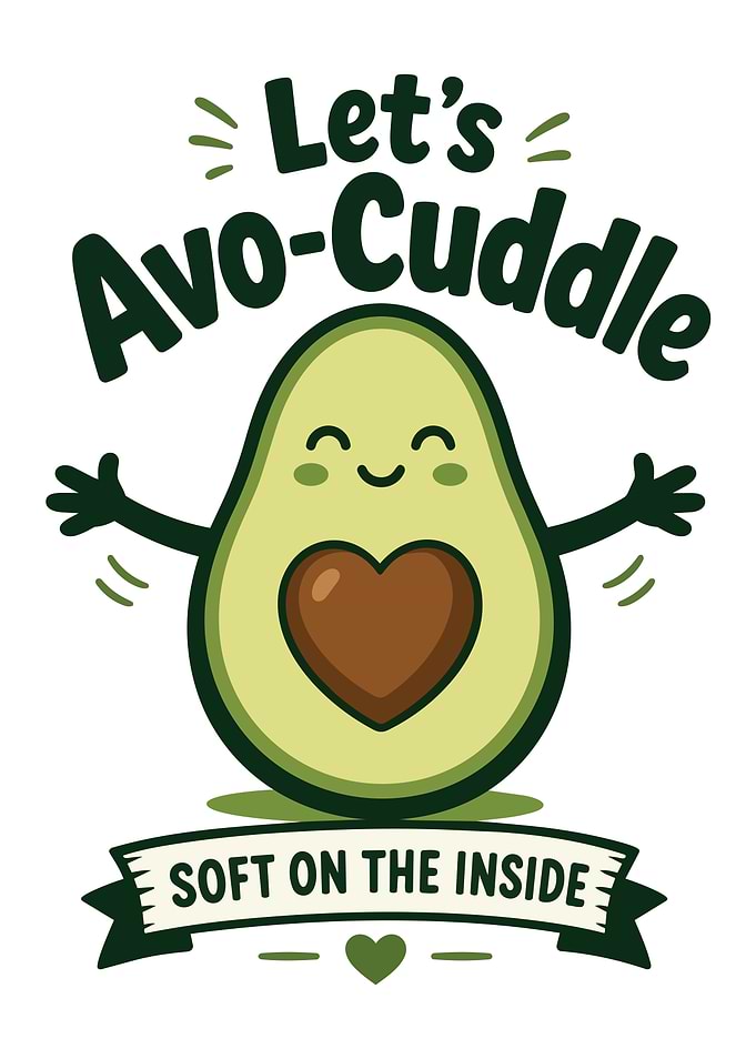Cute Avocado Cuddle