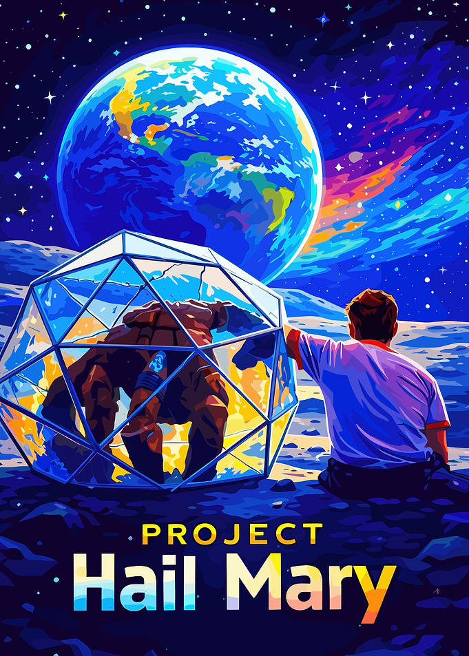 Project Hail Mary Movie Poster Art