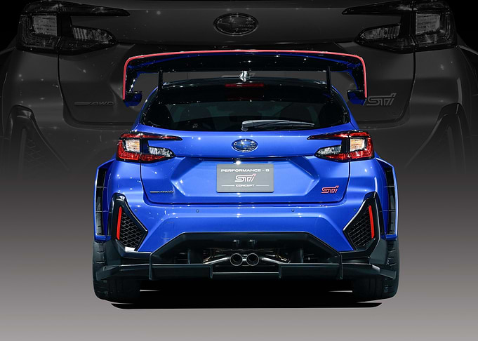 Subaru WRX STI Concept Car Rear View