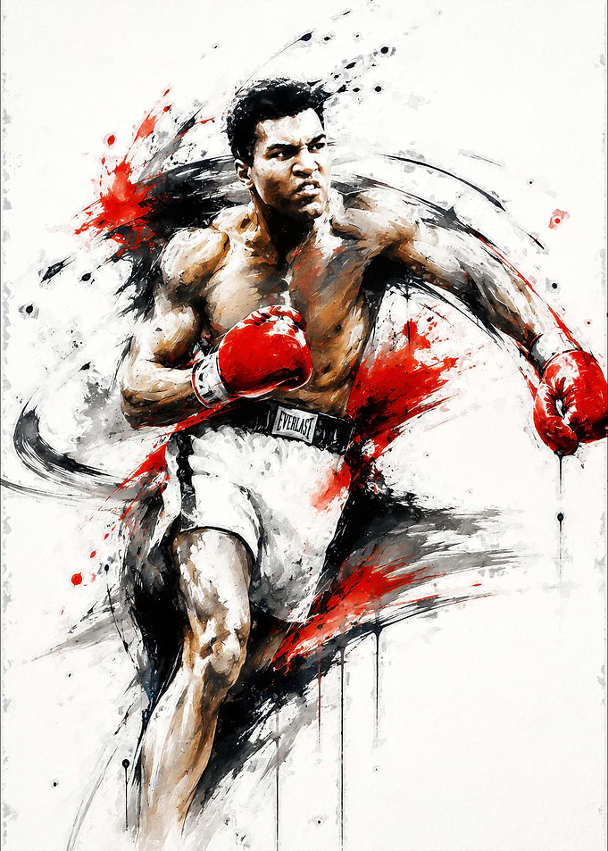Muhammad Ali Boxing Art