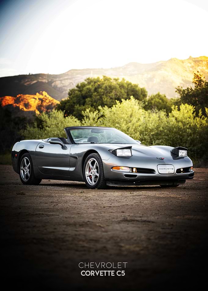 Chevrolet Corvette C5 Convertible Poster