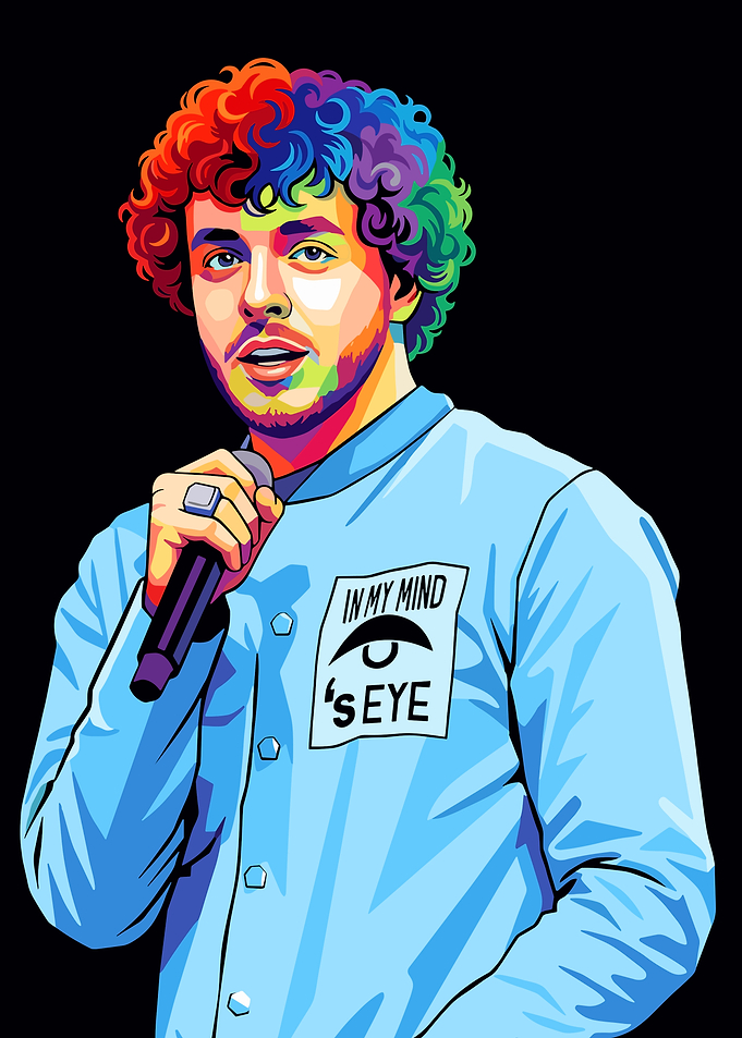 Jack Harlow Pop Art Portrait