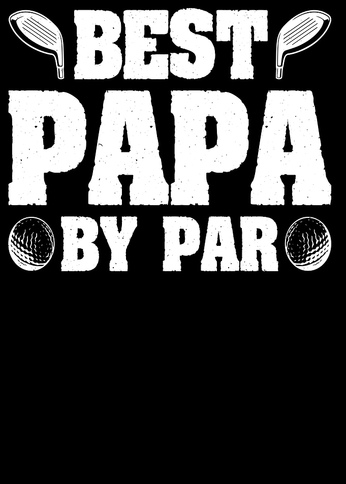 Best Papa By Par Golf Graphic