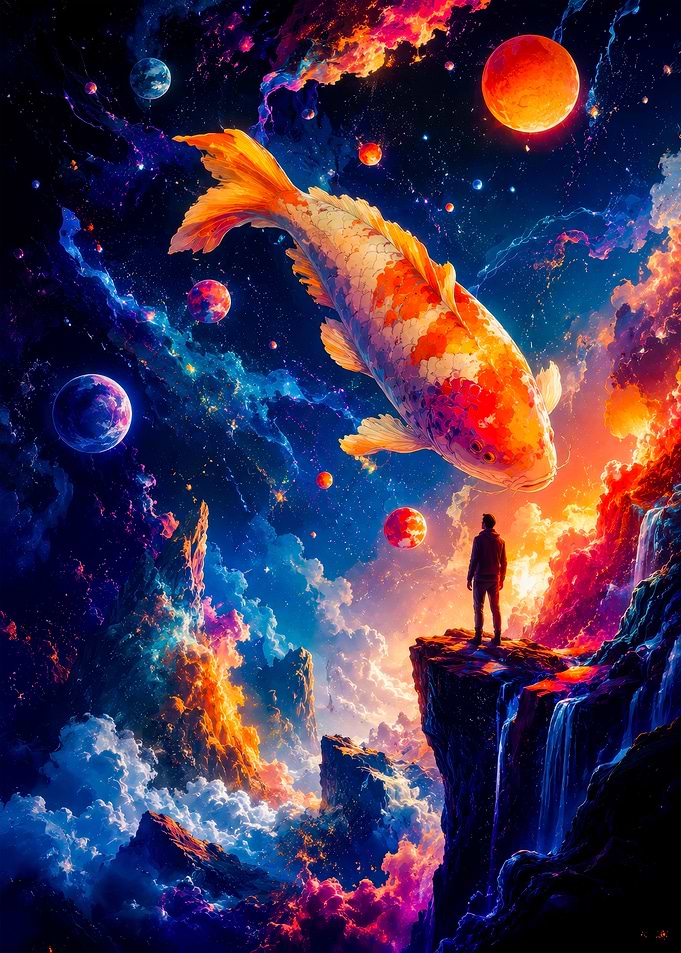 Cosmic Koi and Stargazer