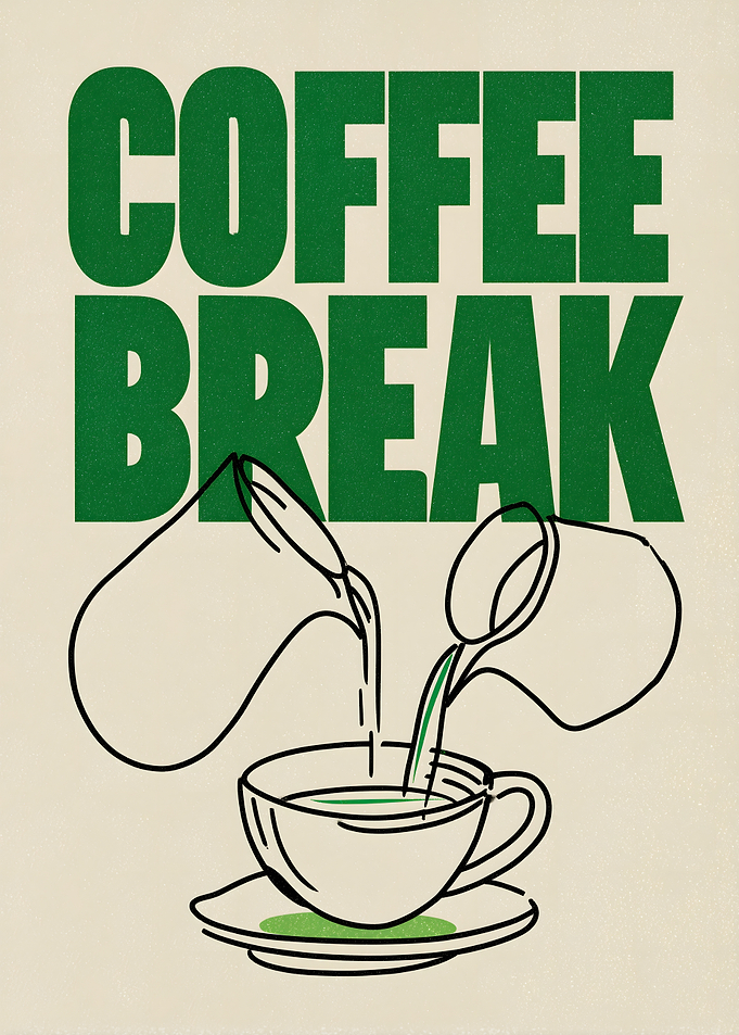 Coffee Break Text Art