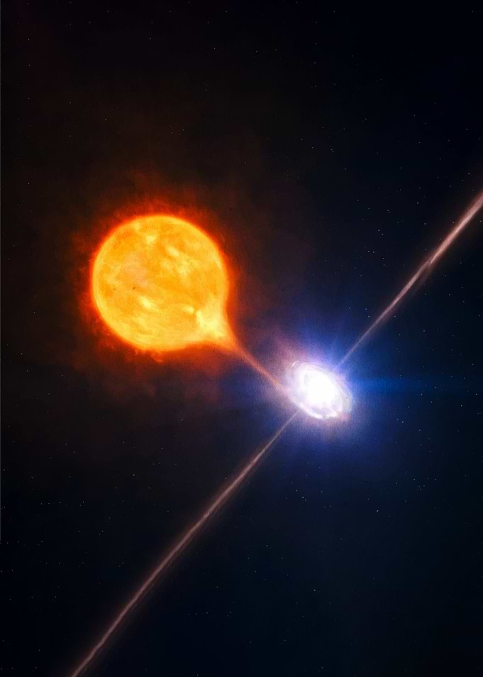 Binary Star System with Jets